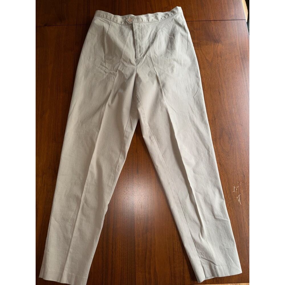 Vintage Studio Women's High-Waisted Khaki Chino Pants - Size 14